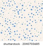vector seamless pattern. pretty ... | Shutterstock .eps vector #2040703685