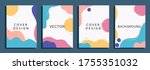 social media banners with... | Shutterstock .eps vector #1755351032