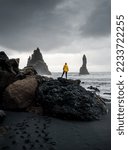 Small photo of Black Sand Beach VIK Reynisfjara Iceland