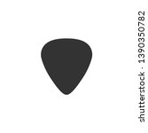 Guitar Pick Icon In Simple...