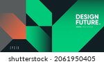 future geometric banner design. ... | Shutterstock .eps vector #2061950405