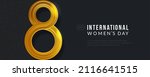 women's day greeting banner. 8... | Shutterstock .eps vector #2116641515