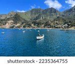 Small photo of Boat at Robinson Crusoe Island, Chile
