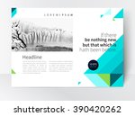 brochure  leaflet  magazine... | Shutterstock .eps vector #390420262