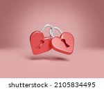 Two Locked Together Heart...