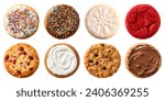 Collection of round cookie...