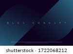 minimalist deep blue premium... | Shutterstock .eps vector #1722068212