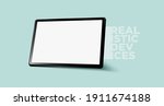 realistic horizontal black... | Shutterstock .eps vector #1911674188