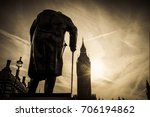 Winston Churchill's Statue With ...