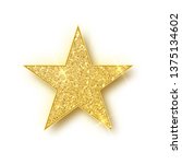 gold shiny glitter glowing... | Shutterstock .eps vector #1375134602