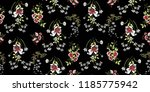seamless floral pattern in... | Shutterstock .eps vector #1185775942