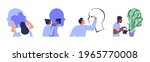 set of diverse people taking... | Shutterstock .eps vector #1965770008