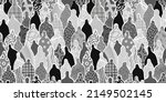 gray scale diverse people crowd ... | Shutterstock .eps vector #2149502145