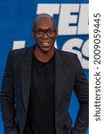 Small photo of Moe Jeudy-Lamour attends Apple’s "Ted Lasso" Season Two Premiere at The Pacific Design Center, West Hollywood, CA on July 15, 2021