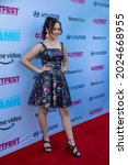 Small photo of Mary Mouser attends 39th annual Outfest Los Angeles LGBTQ Film Festival, screening of EVERYBODY’S TALKING ABOUT JAMIE at Hollywood Forever Cemetery, Los Angeles, CA on August 13, 2021