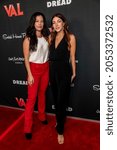 Small photo of Samantha Jean, Maria Breese attend Social House Films Premiere of "VAL" at Landmark Theatre, Westwood, CA on September 29, 2021
