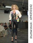 Small photo of Emilee Bee Brand posing at Moda360 Innovative Exhibit Of International Art, Fashion And Film on August 1st 2017 at The New Mart building in Downtown Los Angeles, CA.