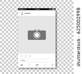 social network photo frame.... | Shutterstock .eps vector #625002998