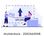 upload image background of... | Shutterstock .eps vector #2042663048