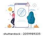 lost wireless connection or... | Shutterstock .eps vector #2059989335