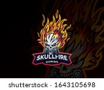 Skull Fire Logo Design. Skull...