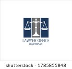scale of justice for lawyer... | Shutterstock .eps vector #1785855848