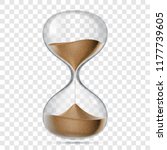 hourglass or sandglass vector... | Shutterstock .eps vector #1177739605