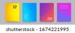 color gradient background ... | Shutterstock .eps vector #1674221995