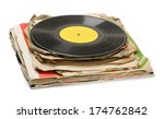 Stack Of Old Vinyl Records...