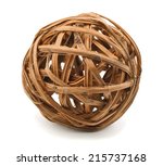 Decorative Wooden Wicker Sphere ...