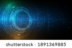 digital business  vector tech... | Shutterstock .eps vector #1891369885