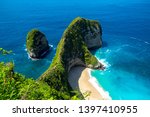 Nusa Penida, Bali, Indonesia. Manta Bay or Kelingking Beach on Nusa Penida Island, Bali. Nusa Penida is one of the most famous tourist attraction place to visit in Bali. 