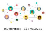 network isolated on white... | Shutterstock .eps vector #1177010272