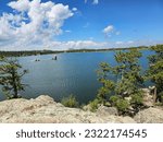 Small photo of Scenic view of Dowdy Lake in Red Feather Lakes, Colarado