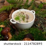 Cream Mushroom Soup With...