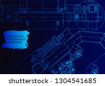 computer aided design systems.... | Shutterstock .eps vector #1304541685