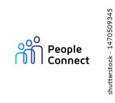 people connect  logo design... | Shutterstock .eps vector #1470509345