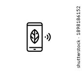 vector smart farm phone icon.... | Shutterstock .eps vector #1898186152