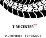 tire shop and service background | Shutterstock .eps vector #594452078