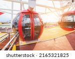 Ferris Wheel In Amusement Park...