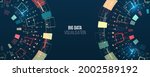 wide big data visualization.... | Shutterstock .eps vector #2002589192