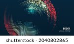 vector technology background.... | Shutterstock .eps vector #2040802865