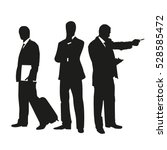 business people on silhouettes | Shutterstock .eps vector #528585472