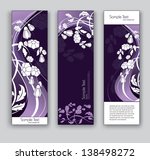 vector banners. set of three.... | Shutterstock .eps vector #138498272
