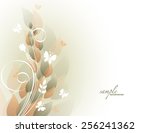 Floral Vector Background With...