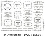 calligraphic design elements .... | Shutterstock .eps vector #1927716698