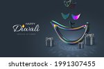 diwali festival of lights... | Shutterstock .eps vector #1991307455