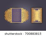 wedding invitation or greeting... | Shutterstock .eps vector #700883815