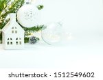 christmas decorations with... | Shutterstock . vector #1512549602