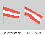 flags of austria. set of... | Shutterstock .eps vector #2164227305
